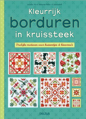 Kleurrijk borduren in kruissteek