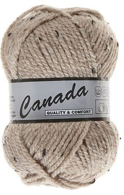 Lammy Yarns Canada tweed 410 licht bruin