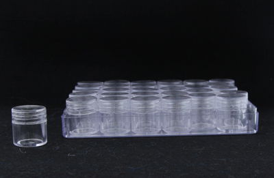 Opbergsysteem transparant 160 a 135 a 34 mm met 30 potjes