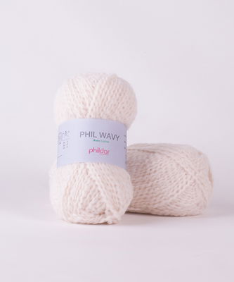 Phildar Phil Wavy Ecru op=op uit collectie 