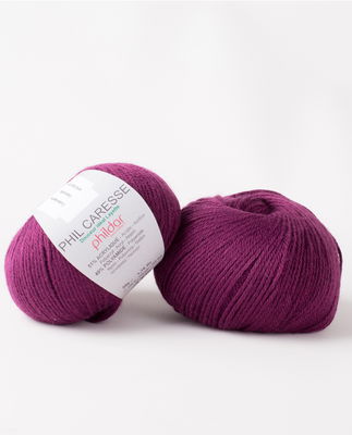 Phildar Phil Caresse Aubergine op=op uit collectie 