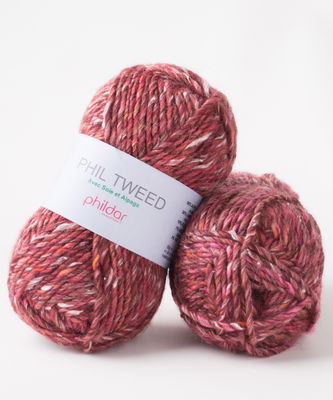 Phildar Phil Tweed Grenat op=op 