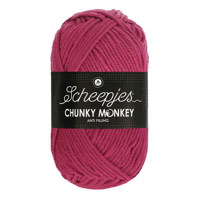 Scheepjes Chunky Monkey 1827 deep fuchsia