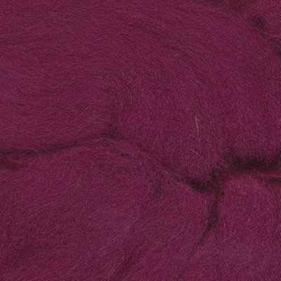 Merino lontwol 615 aubergine EU 50 gram 