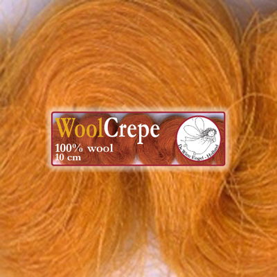 Woolcrepe goud geel 1 meter 