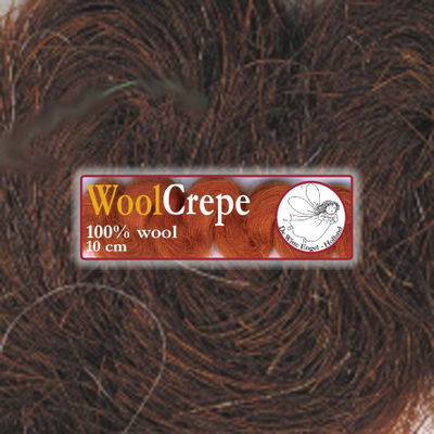 Woolcrepe kastanje 1 meter 