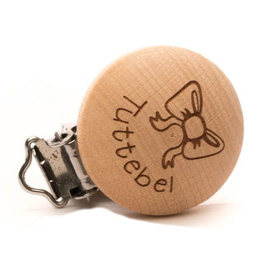 Clip voor speen hout - Tuttebel 1 stuk 