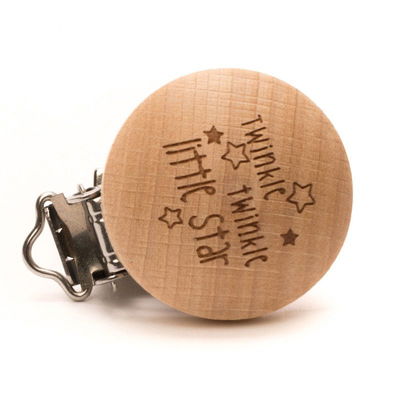 Clip voor speen hout - Twinkle Twinkle little star 1 stuk 