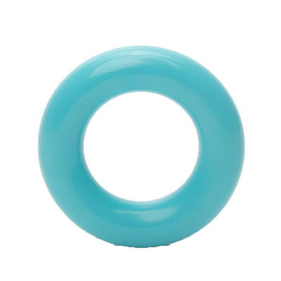 Ring plastic 20 mm - 298 aqua blauw op=op uit collectie 