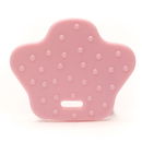 Bijtring dierenpoot met noppen licht roze 749 (2 stuks)