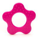 Bijtring bloem met noppen pink 786 (2 stuks)