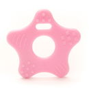 Bijtring ster met noppen licht roze 749 (2 stuks)