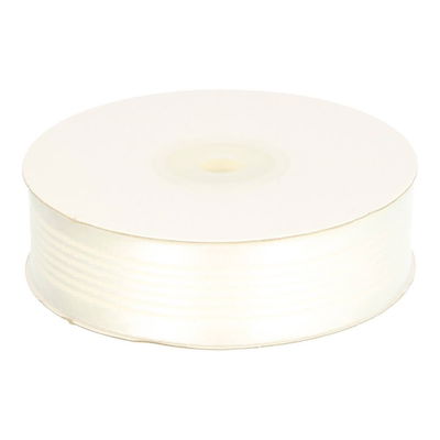 Lint 25 mm organza roomwit op=op 