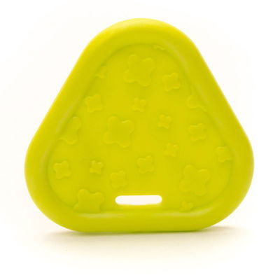 Bijtring triangel geel groen 647 2 stuks 