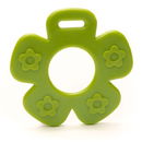 Bijtring bloem fel groen 495 (2 stuks)