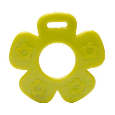 Bijtring bloem pistache groen 547 2 stuks 