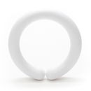 Ring met opening 55 mm wit 009 (2 stuks)