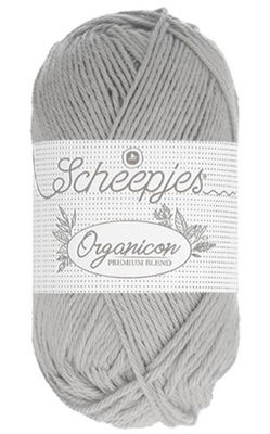 Scheepjes Organicon 203 frosted silver