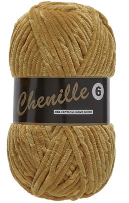 Lammy Yarns Chenille 6 - 520 goud geel