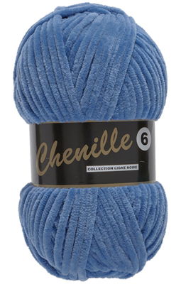Lammy Yarns Chenille 6 - 012 blauw