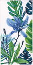 Borduurpakket bloemen Blue flowers 00748