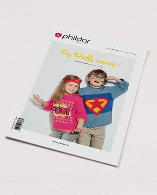 Phildar nr 696 10 modellen met inbreimotieven