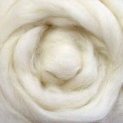 Lontwol natuur - Merino super fijn 601 - 16 micron 50 gram 