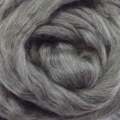 Lontwol natuur - Gotland 493 grijs gemeleerd 50 gram