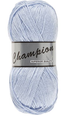 Lammy Yarns champion 011 zeer licht blauw op=op 