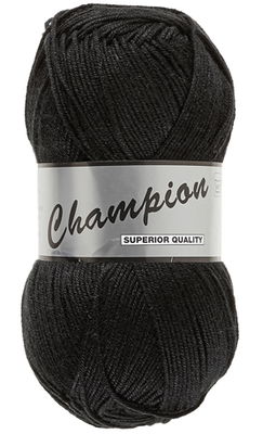 Lammy Yarns champion 001 zwart