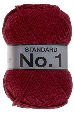 Lammy Yarns No 1 738 donker rood op=op uit collectie 