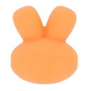 Kraal konijn 15 mm 704 zalm oranje (5 stuks)