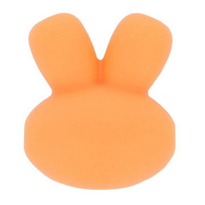 Kraal konijn 15 mm 704 zalm oranje 5 stuks 