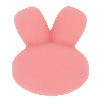 Kraal konijn 15 mm 748 roze 5 stuks 