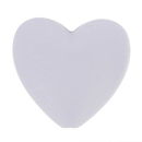 Kraal hart 19 a 20 mm 006 zilver grijs (5 stuks)