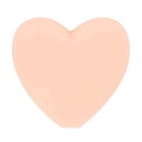 Kraal hart 19 a 20 mm 703 poeder roze (5 stuks)