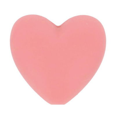 Kraal hart 19 a 20 mm 748 roze 5 stuks 