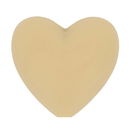 Kraal hart 19 a 20 mm 886 beige (5 stuks)