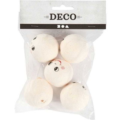 Hoofd glimlach 40 mm papier op=op uit collectie 