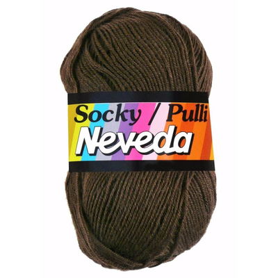 Scheepjes Neveda Socky Pulli 810 donker bruin