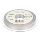 lint satijn 10 mm - zilver grijs (1 meter)