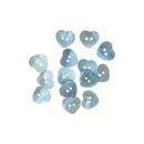 knoop 15 mm hart parelmoer licht blauw