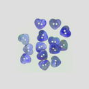 knoop 15 mm hart parelmoer blauw