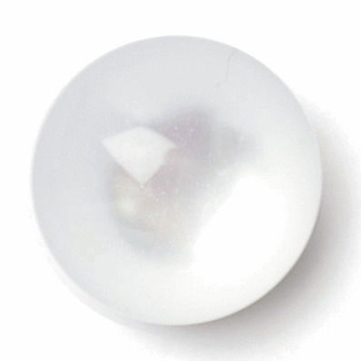 Knoop 13 mm parelmoer framboos rood