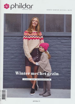 FRANS - Phildar nr 699 herfst-winter 2019-2020 15 dames- heren en kindermodellen op=op 