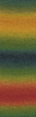 Lang Yarns Jawoll Magic Degrade 85.0056 groen rood geel