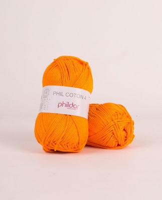 Phildar Phil Coton 4 Mandarine 2740 op=op uit collectie 