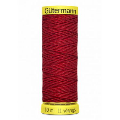 Gutermann elastiek 2063 rood 10 meter 