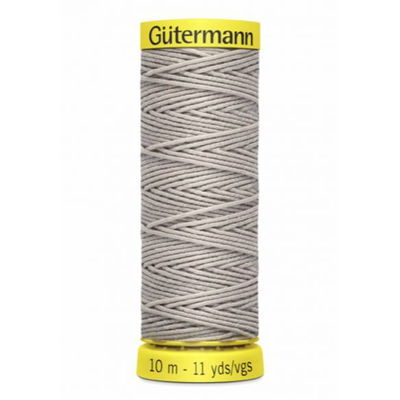 Gutermann elastiek 8387 licht grijs 10 meter 