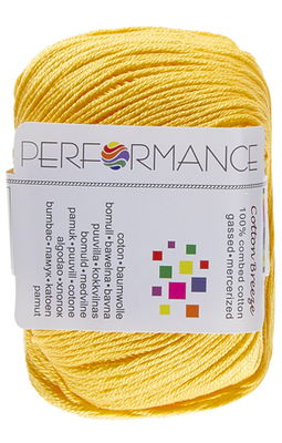 Lammy Yarns Cotton Breeze Performance 182 geel op=op 